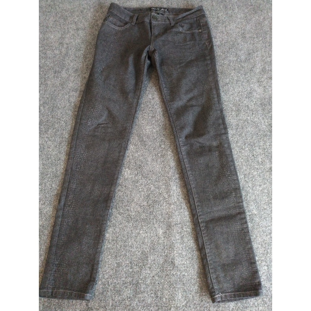Celebrity Pink Women's Size 5 Snake Print Gray Skinny Jeans